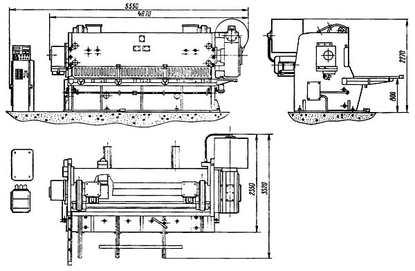 на-3222 Складні частини гильотинных ножниц